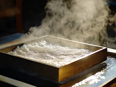 Steam cleaning process